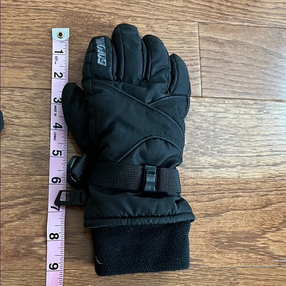 Gordini Black Kids Mittens